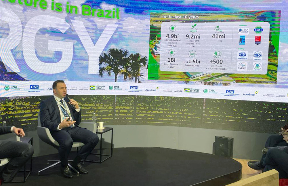 Erasmo Carlos Battistella en la COP26: Los biocombustibles son una solución real e inmediata para ayudar a combatir el calentamiento global