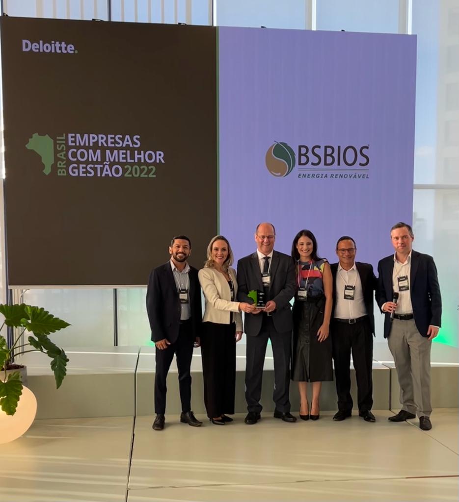 BSBIOS recibe el sello "Empresa con Mejor Gestión 2022"